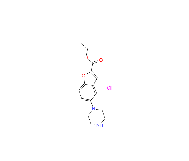 CAS：765935-67-9，5-(哌嗪-1-基)苯并呋喃-2-羧酸乙酯盐酸盐