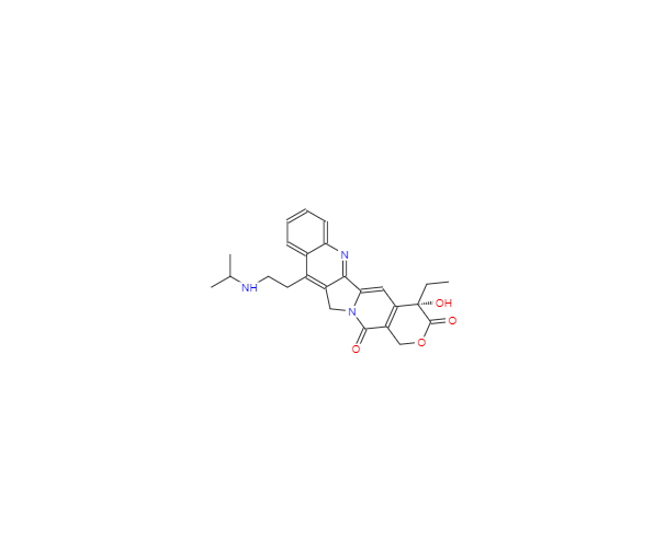CAS：256411-32-2，(S)-4-乙基-4-羟基-11-[2-(异丙基氨基)乙基]-3,4,12,14-四氢-1H-吡喃并[3',4':6,7]氮茚并[1,2-B]喹啉-3,14-二酮