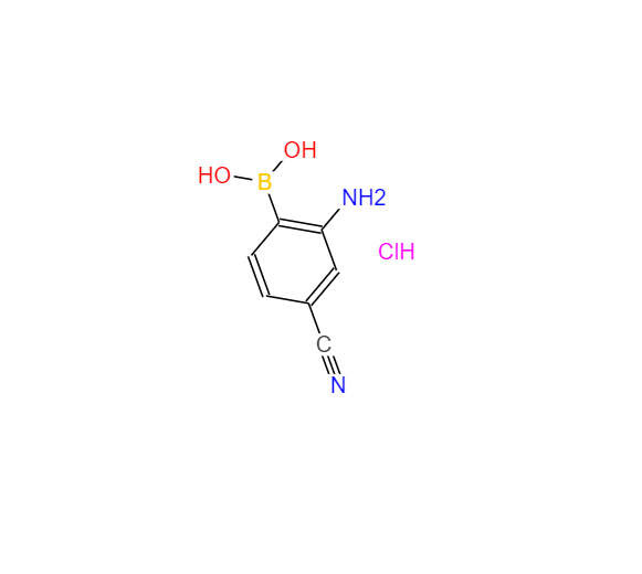 CAS：850568-47-7，2-氨基-4-氰基苯基硼酸盐酸盐