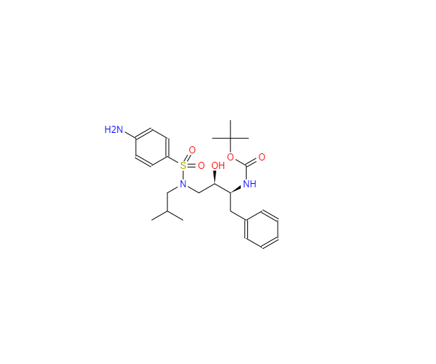 CAS：183004-94-6，[(1S,2R)-1-Benzyl-2-hydroxy-3-[isobutyl-[(4-aminophenyl)sulfonyl]amino] propyl]carba