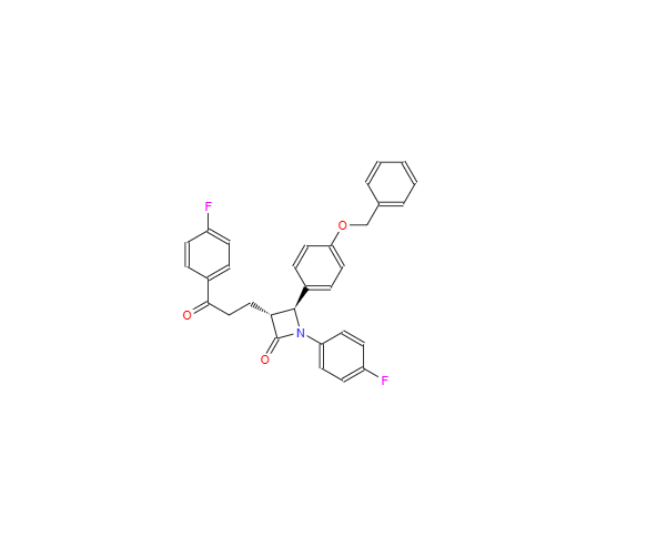 CAS：190595-65-4，(3R,4S)-4-(4-(苄氧基)苯基)-1-(4-氟苯基)-3-(3-(4-氟苯基)-3-氧丙基)氮杂环丁烷-2-酮