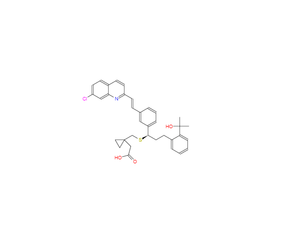 CAS：158966-92-8，孟鲁司特; 孟鲁司特酸