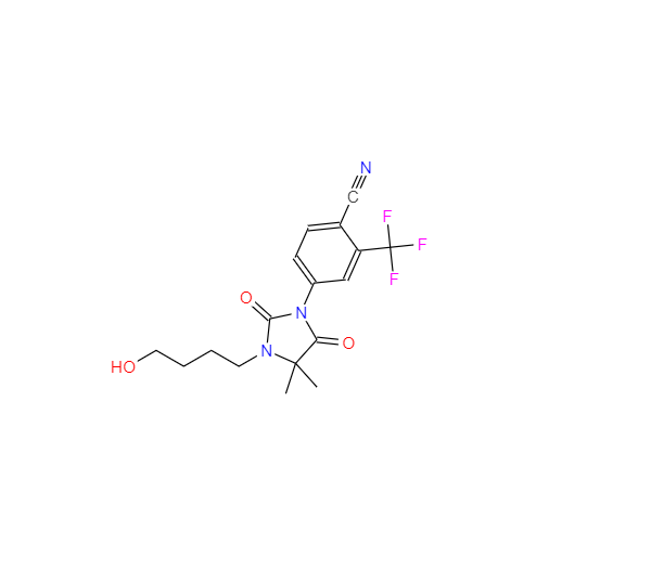 CAS：154992-24-2，4-[3-(4-羟基丁基)-4,4-二甲基-2,5-二氧代-1-咪唑烷基]-2-(三氟甲基)苯腈