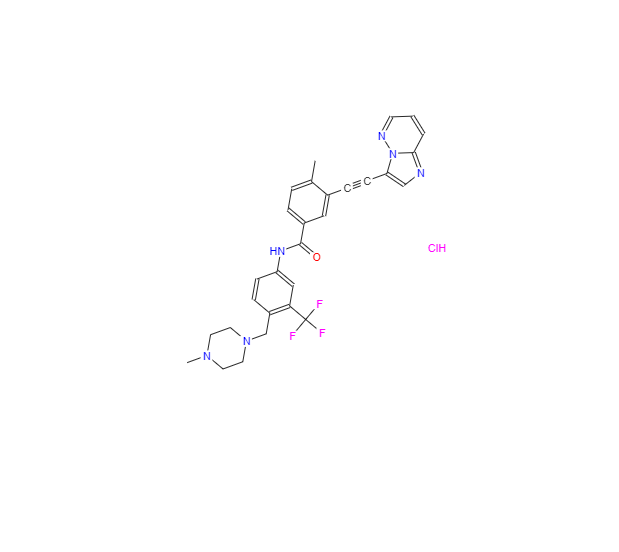 CAS：1114544-31-8，Ponatinib Hydrochloride