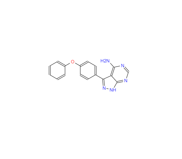 CAS：330786-24-8，3-(4-Phenoxyphenyl)-1H-pyrazolo[3,4-d]pyrimidin-4-amine