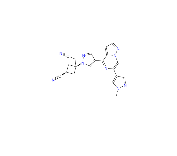 CAS：2127109-84-4，(1r,3r)-3-(cyanomethyl)-3-(4-(6-(1-methyl-1H-pyrazol-4-yl)pyrazolo[1,5-a]pyrazin-4-
