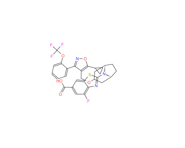 CAS：1383816-29-2，2-[(1R,3r,5S)-3-({5-cyclopropyl-3-[2-(trifluoromethoxy)phenyl]-1,2-oxazol-4-yl}meth