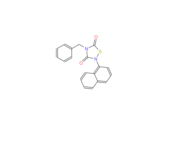 CAS：865854-05-3，4-苄基-2-(萘-1-基)-[1,2,4]噻二唑烷-3,5-二酮