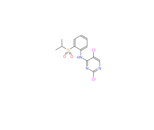 CAS：761440-16-8，4-氨基嘧啶, 2,5-二氯-N-[2-[(1-甲基乙基)磺酰]苯基]-