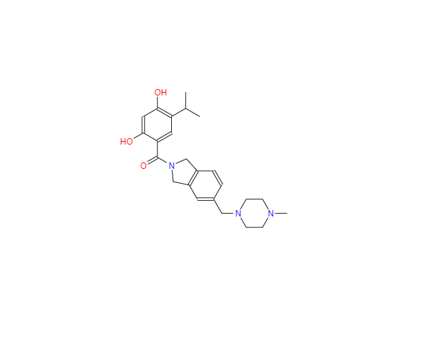 CAS：912999-49-6，(2,4-dihydroxy-5-isopropylphenyl)(5-((4-Methylpiperazin-1-yl)Methyl)isoindolin-2-yl)