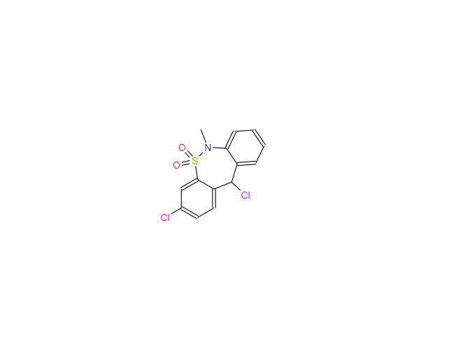 CAS：26638-66-4，3,11-二氯-6,11-二氢-6-甲基-二苯并[c,f][1,2]硫氮杂卓 5,5-二氧化物