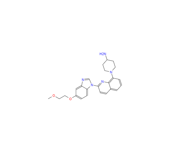 CAS：343787-29-1，1-{2-[5-(2-Methoxy-ethoxy)-benzoiMidazol-1-yl]-quinolin-8-yl}-piperidin-4-ylaMine