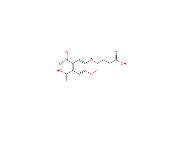 CAS：175281-76-2，4-[4-(1-羟乙基)-2-甲氧基-5-硝基苯氧基]丁酸