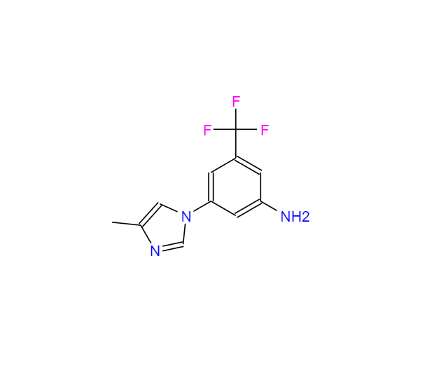 CAS：641571-11-1，3-(4-甲基-1H-咪唑-1-基)-5-(三氟甲基)苯胺