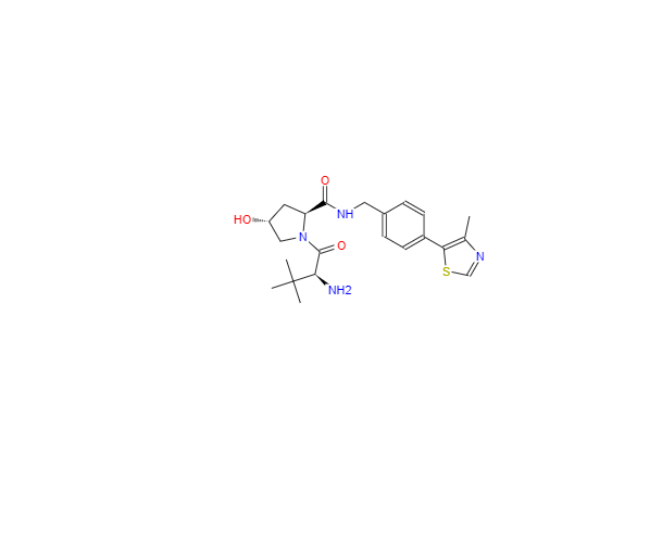 CAS：1448297-52-6，(2S,4R)-1-((S)-2-氨基-3,3-二甲基丁酰基)-4-羟基-N-(4-(4-甲基噻唑-5-基)苄基)吡咯烷-2-甲酰胺