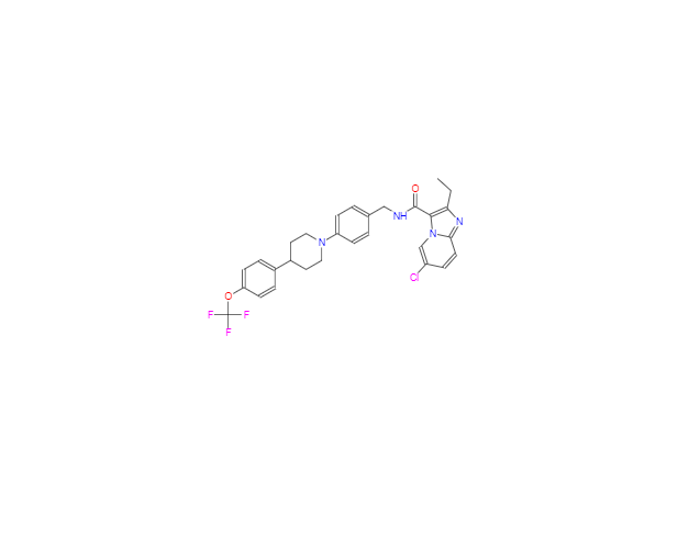 CAS：1334719-95-7，6-chloro-2-ethyl-N-(4-(4-(4-(trifluoromethoxy)phenyl)piperidin-1-yl)benzyl)imidazo[