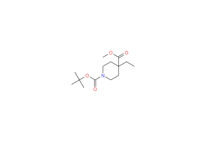 CAS：578021-55-3，N-叔丁氧羰基-4-乙基哌啶-4-甲酸甲酯