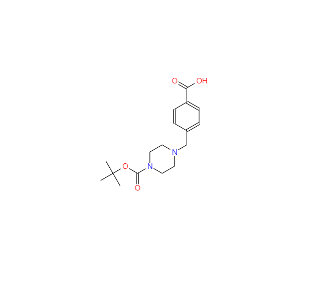 CAS：479353-63-4，4-(4-叔丁氧基羰酰)哌嗪甲基苯甲酸