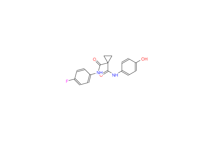CAS：849217-60-3，cyclopropane-1,1-dicarboxylic acid (4-fluoro-phenyl)-amide (4-hydroxy-phenyl)-amide