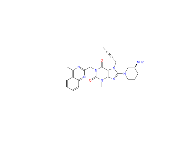 CAS：668270-11-9，(S)-8-(3-氨基哌啶-1-基)-7-(丁-2-炔-1-基)-3-甲基-1-((4-甲基喹唑啉-2-基)甲基)-3,7-二氢-1H-嘌呤-2,6-二酮（利格列汀杂质
