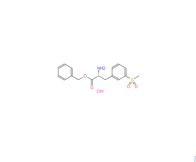 CAS：2049127-88-8，(R)-2-氨基-3-(3-(甲基磺酰基)苯基)丙酸苄酯盐酸盐