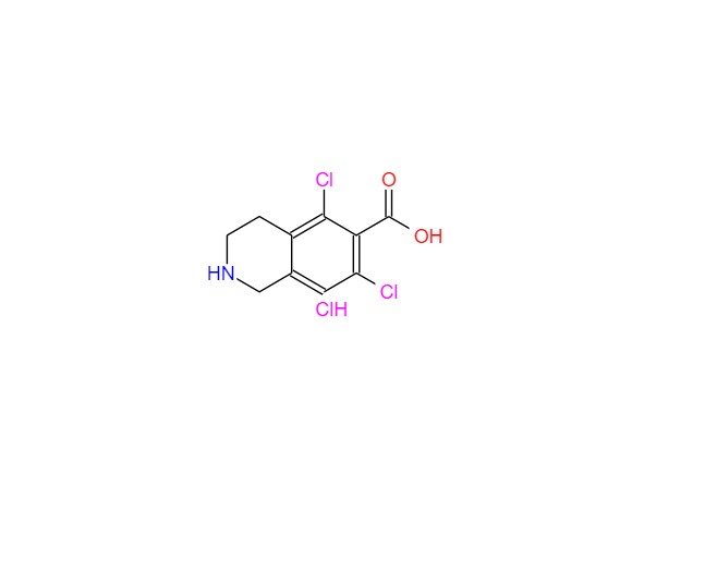 CAS：1289646-93-0，6-异喹啉甲酸-5,7-二氯-1,2,3,4-四氢盐酸盐
