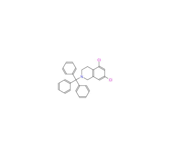 CAS：1289646-72-5，5,7-二氯-2-三苯甲基-1,2,3,4-四氢异喹啉；