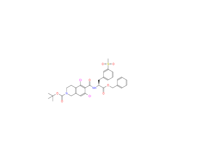 CAS：1194550-61-2，2(1H)-Isoquinolinecarboxylic acid, 5,7-dichloro-3,4-dihydro-6-[[[(1S)-1-[[3-(methyl