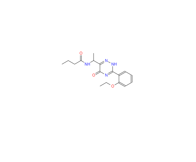 CAS：927690-90-2，N-1-[3-（2-乙氧基苯基）-5-氧代-4,5-二氢-[1,2,4]三嗪-6-基]乙基丁酰胺）