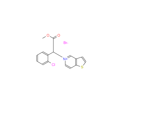 CAS：1251736-86-3，5-[1-(2-Chlorophenyl)-2-methoxy-2-oxoethyl]thieno[3,2-c]pyridinium Bromide