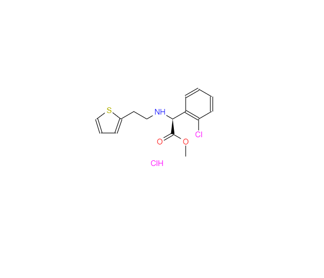 CAS：141109-19-5，Methyl (2 – Chlorophenyl ){(2-(2-thienyl) ethyl) amino)acetate hydrochloride
