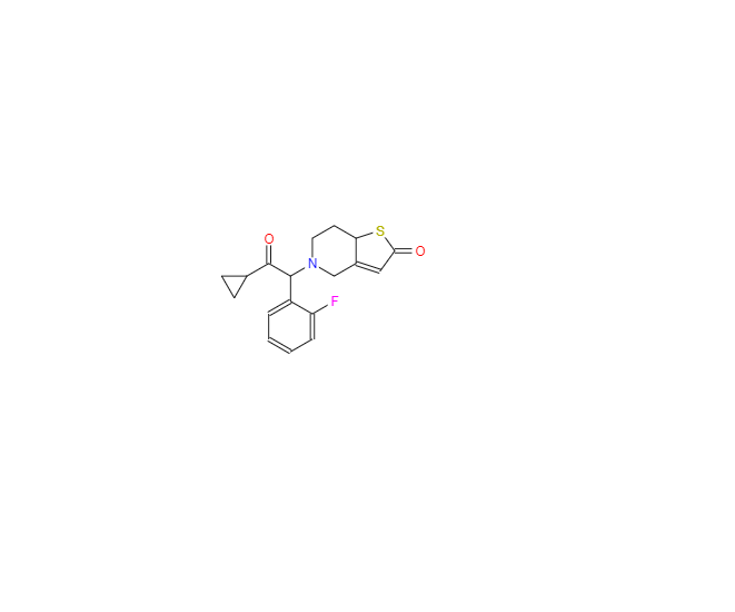 CAS：150322-38-6，5-(2-Cyclopropyl-1-(2-fluorophenyl)-2-oxoethyl)-5,6,7,7a-tetrahydrothieno[3,2-c]pyri