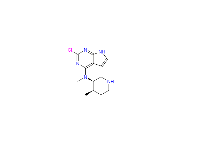 CAS：1616760-97-4，2-氯-N-甲基-N-((3R,4R)-4-甲基哌啶-3-基)-7H-吡咯并[2,3-d]嘧啶-4-胺