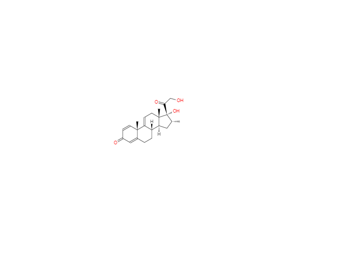 CAS：13209-41-1，17.alpha.,21-Dihydroxy-16.alpha.-methylpregna-1,4,9(11)-triene-3,20-dione