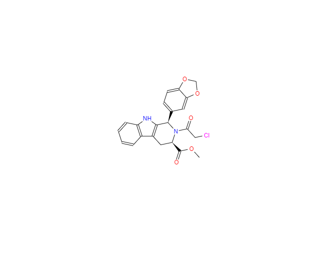 CAS：171489-59-1，(1R,3R)-METHYL-1,2,3,4-TETRAHYDRO-2-CHLOROACETYL-1-(3,4-METHYLENEDIOXYPHENYL)-9H-PYR
