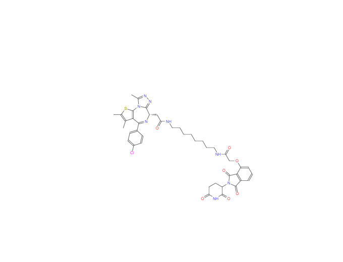 CAS：1950634-92-0,2-((S)-4-(4-氯苯基)-2,3,9-三甲基-6H-噻吩并[3,2-f][1,2,4]三唑并[4,3-a][1,4]二氮杂卓-6-基)-N-(8-(2-((2