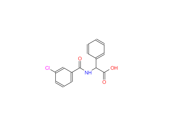 CAS：110698-94-7，Benzeneacetic acid, α-[(3-chlorobenzoyl)amino]-