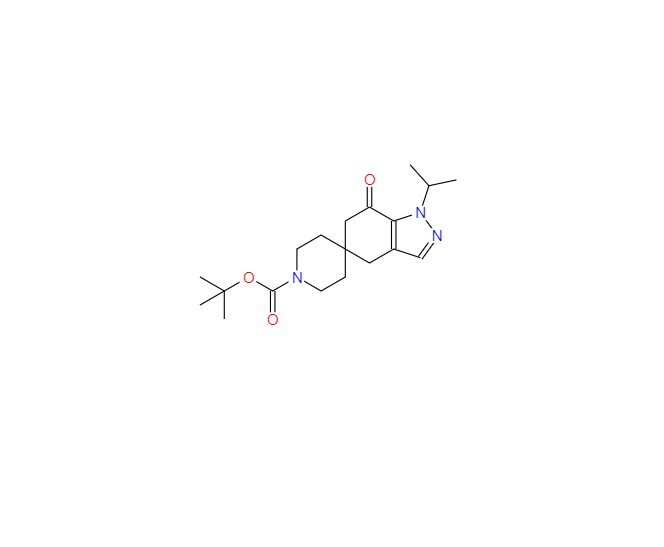 CAS：1268521-74-9，tert-butyl 1-isopropyl-7-oxo-1,4,6,7-tetrahydrospiro[indazole-5,4'-piperidine]-1'-c