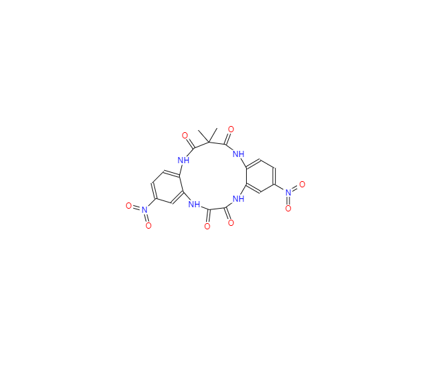 CAS：1201641-98-6，15,15-dimethyl-3,10-dinitro-5,8,13,17-tetrahydro-5,8,13,17-tetraazadibenzo[a,g]cycl