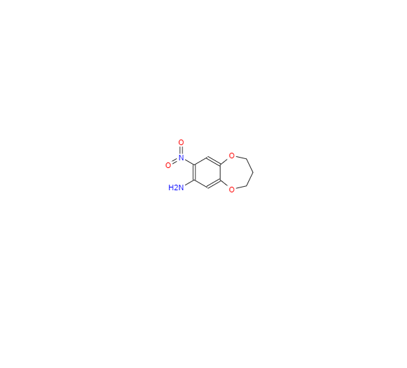 CAS：81864-62-2，8-硝基-3,4-二氢-2H-1,5-苯并二氧杂环庚-7-胺
