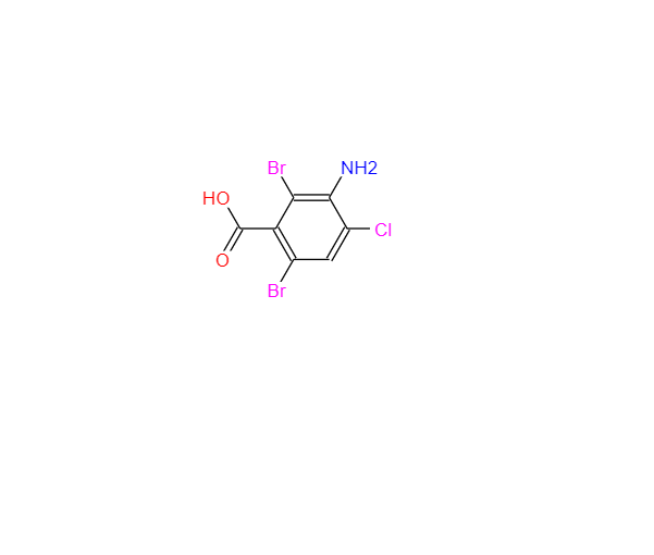 CAS：1208078-13-0，3-Amino-2,6-dibromo-4-chlorobenzoic acid