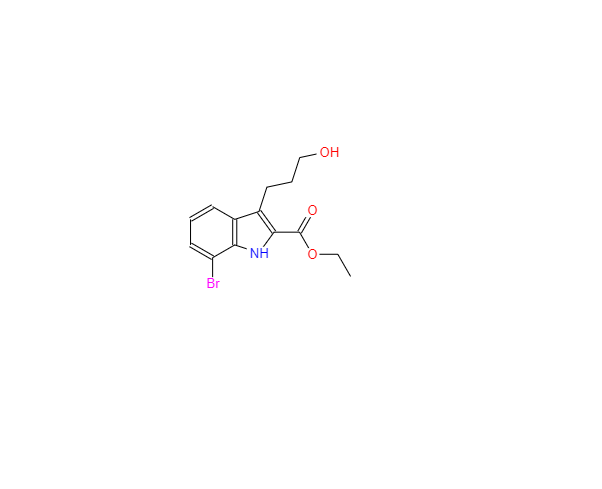 CAS：1073067-97-6，7-溴-3-(3-羟丙基)-1H-吲哚-2-羧酸乙酯
