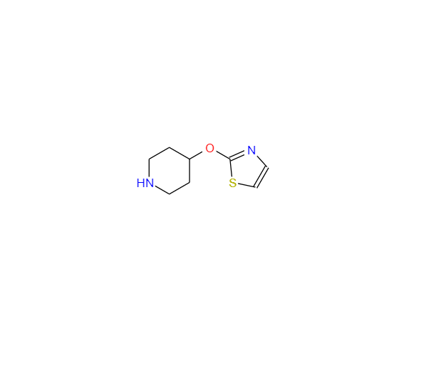 CAS：1185540-87-7，4-(1,3-thiazol-2-yloxy)piperidine