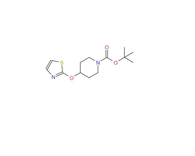 CAS：333985-98-1，tert-butyl 4-(thiazol-2-yloxy)piperidine-1-carboxylate
