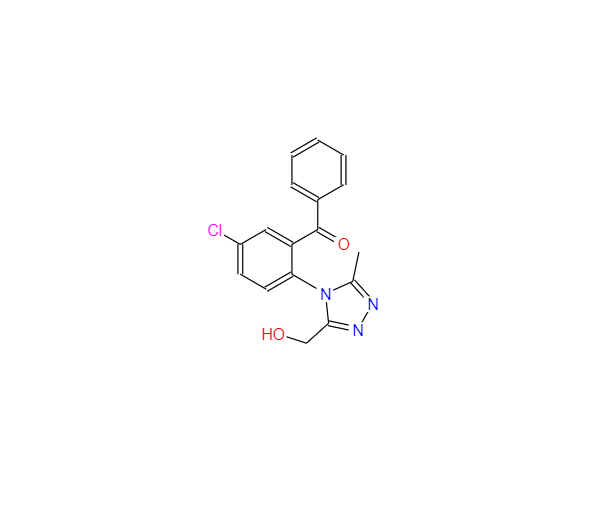 CAS：38150-27-5，2-[3-(Hydroxymethyl)-5-methyl-4-triazolyl]-5-chlorobenzophenone