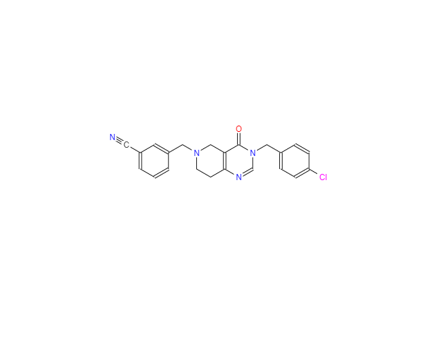 CAS：2485052-87-5，3-[[3-[(4-Chlorophenyl)methyl]-3,5,7,8-tetrahydro-4-oxopyrido[4,3-d]pyrimidin-6(4H)