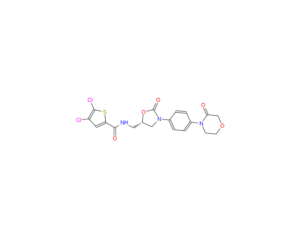 CAS：1770812-37-7，(S)-4,5-二氯-N-((2-氧代-3-(4-(3-氧代吗啉代)苯基)噁唑烷-5-基)甲基)噻吩-2-甲酰胺
