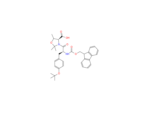 CAS：920519-31-9，(4S)-3-[(2S)-3-[4-(叔丁氧基)苯基]-2-[[芴甲氧羰基]氨基]-1-氧代丙基]-2,2,5-三甲基-4-恶唑烷羧酸