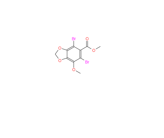 CAS：81474-48-8，1,3-苯并二恶英-5-羧酸,4,6-二溴-7-甲氧基-甲酯