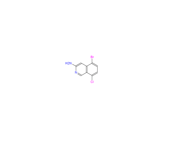 CAS：1338254-31-1，5-bromo-8-chloroisoquinolin-3-amine